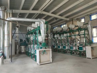 6臺一組石磨面粉機